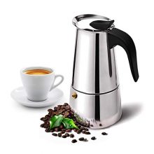 Stovetop Espresso Maker with Classic and Rich Brews Moka Pot