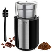 QUELLANCE Stainless Steel Blades Coffee and Spice Grinder