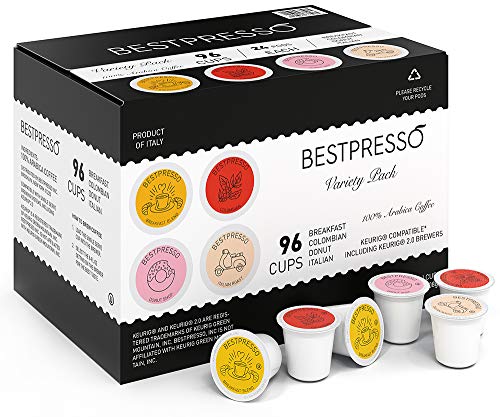 K-Cup Pods Keurig Brewers Colombian, Donut and Italian