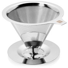 Non-Clogging Ultra Fine Double Layer Pour Over Coffee Maker