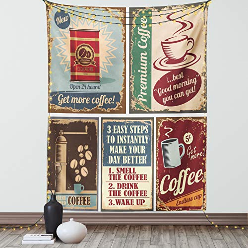 Coffee Posters and Signs Design Bean Cup Espresso Mug