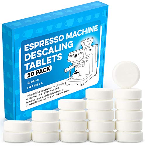 Espresso Machine Descaler Tablets to Remove Mineral Build Up