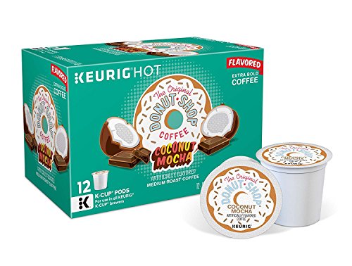 Medium-Roast Coffee K-Cup Pods Donut Shop Coconut