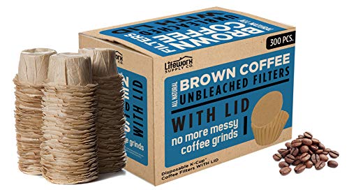 Natural Brown Unbleached Disposable Paper Coffee Filters