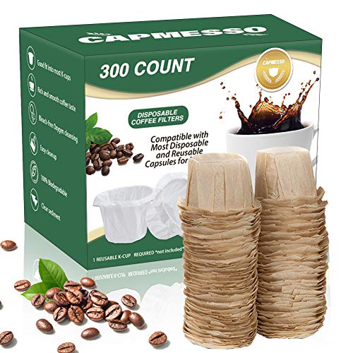 CAPMESSO Disposable Coffee Paper Filters Replacement