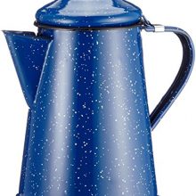 GSI Outdoors 6-Cup Blue Coffee Pot for Camping - Durable and Compact Coffee Pot for Outdoor Use