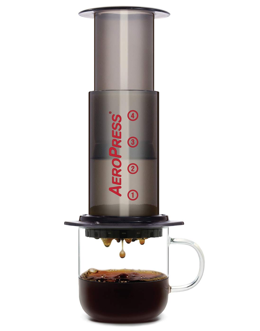 Coffee and Espresso Maker AeroPress 1 to 3 Cups Per Pressing