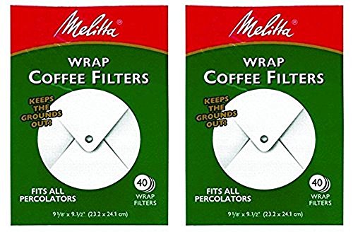 Melitta White Wrap Around Coffee Filter for Percolator