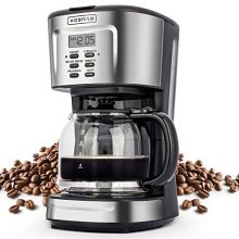 Small Coffee Maker with Glass Carafe and Filter