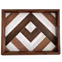 Serving Tray with Handles - Decorative Tray for Coffee Table