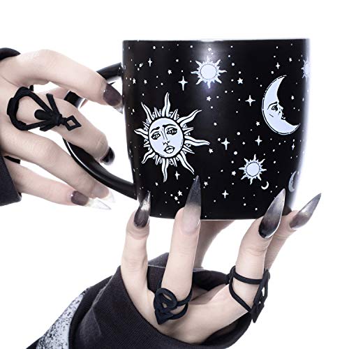 Coffee Mug (Celestial) by Rogue + Wolf Witch Goth Accessories
