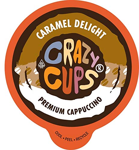 Crazy Cups Flavored Cappuccino, Caramel Delight