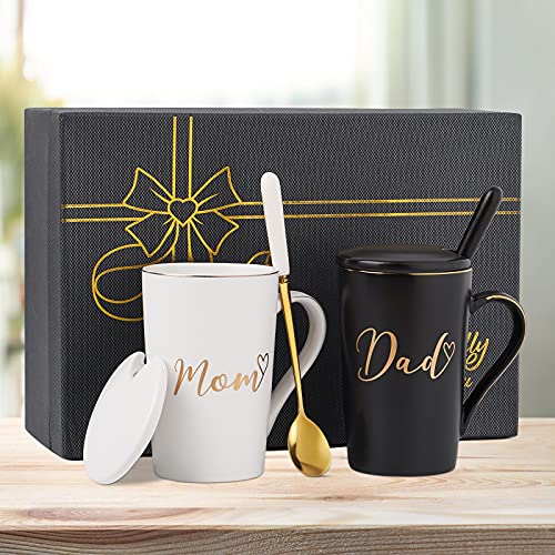 Dad and Mom Mug - Gift for Pregnancy Announcement