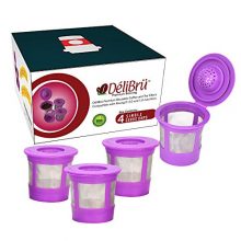 Reusable K Cups for Keurig 2.0 & 1.0 4 PACK Coffee Makers.