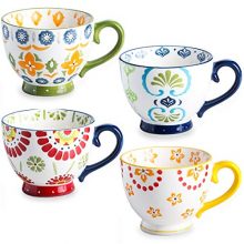 DeeCoo 15 Ounce Large Ceramic Coffee Mugs