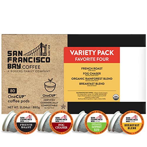 K Cup Compatible including Keurig 2.0 Coffee SF Bay Coffee Variety Pods