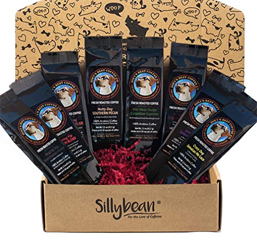 Sillybean Best Dog Lover Coffee Gift Basket