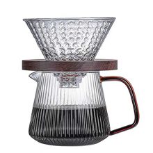 Funnel Type Glass Coffee Pot