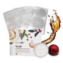 SEAL POD 120 VLID Aluminum Espresso Lids