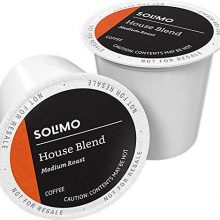 Amazon Brand - 100 Ct. Solimo Medium-Dark Roast Coffee Pods