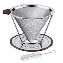 Pour Over Coffee Dripper, Paperless & Eco-Friendly Reusable