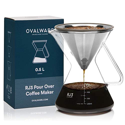 OVALWARE Pour Over Coffee Dripper Maker