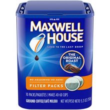 Maxwell House Original Medium Roast Ground Coffee Filter Packs