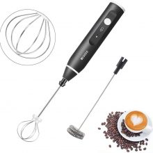 Milk Frother Handheld or Cappuccino, Latte, Bulletproof Coffee