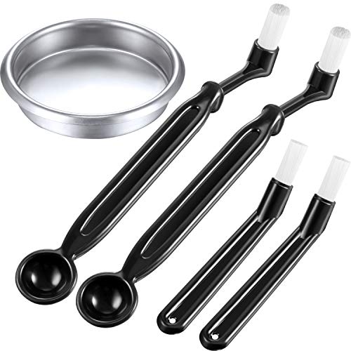 Coffee Machine Cleaning Set Brush with Spoon