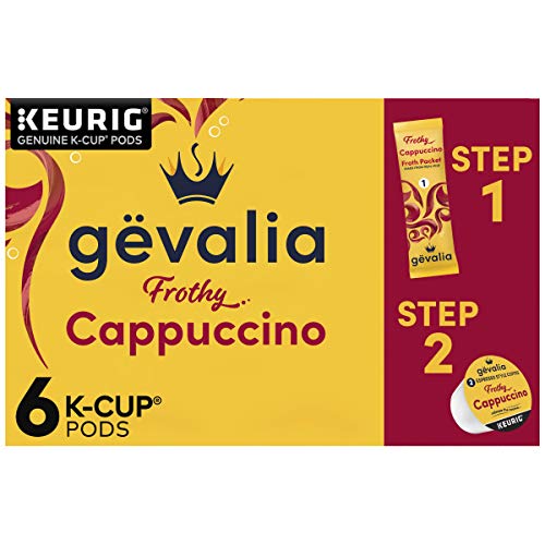 Gevalia Frothy 2-Step Cappuccino Espresso K‐Cup