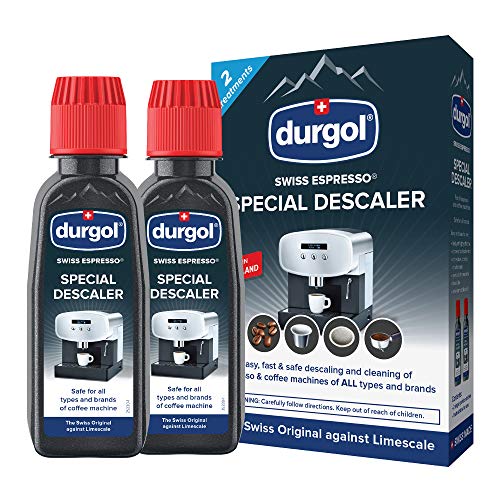 Durgol Swiss Espresso, Descaler and Decalcifier for All Brands