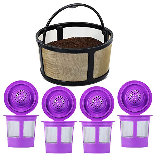 Refillable K Cups Pod With Reusable Mesh Ground Coffee