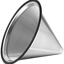 Pour Over Coffee Filter Metal Base Reusable