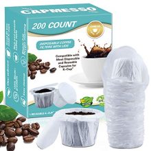 CAPMESSO Disposable Coffee Filters with Lid