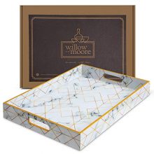 Large Decorative Serving Tray for Coffee Table