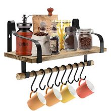 Coffee Mug Holder, Wall Mounted Coffee Mug Rack