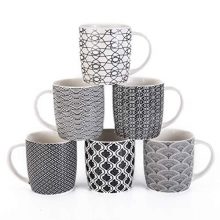 MACHUMA Set of 6 11.5 oz Coffee Mugs