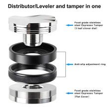 53mm Coffee Distributor Adjustable Depth Both Sides