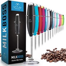 Zulay Original Milk Frother Handheld Foam Maker for Lattes