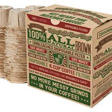 Disposable Natural Brown Unbleached Paper Coffee Filters