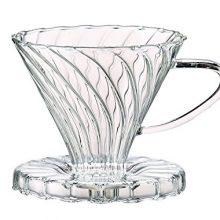 HIC Pour-Over Coffee Filter Cone, Borosilicate Glass