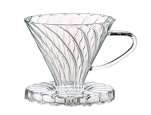 HIC Pour-Over Coffee Filter Cone, Borosilicate Glass