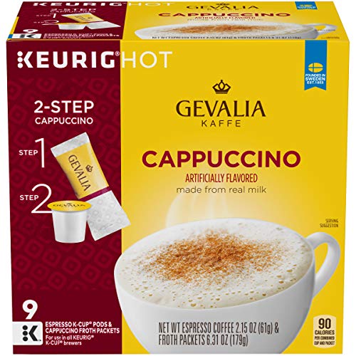 Gevalia Cappuccino Espresso K-Cup Coffee Pods