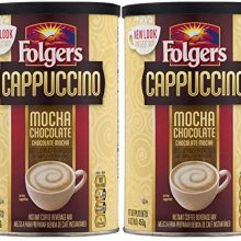 Folgers Cappuccino Chocolate Coffee Beverage Mix