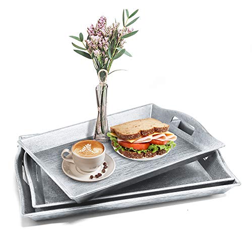 Coffee Large Serving Trays w/Handles