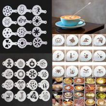 40 Pack Coffee Decorating Stencils + Coffee Latte Art Pen