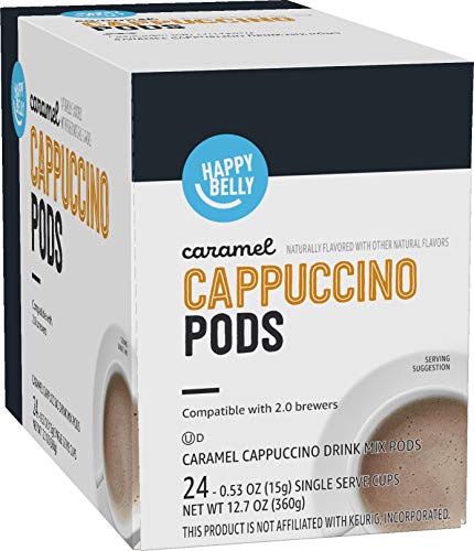 Amazon Brand - Happy Belly Cappuccino Coffee Pods
