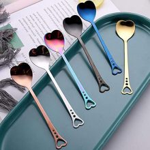 Qinntono Stainless Steel Teaspoons Reusable