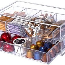 Coffee Pods Two Drawer Stackable Organizer