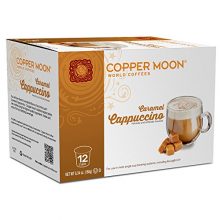 Copper Moon Cappuccino Single Serve Pods Compatible with Keurig K-Cup
